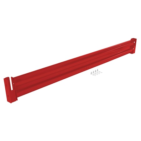 Vestil Drop-In Style Guard Rail 10 Ft Red GR-F2R-DI-10-RD